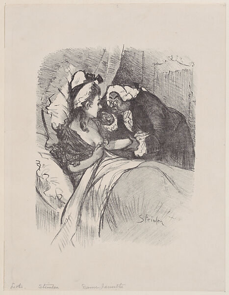 Dame Jacinthe, Théophile-Alexandre Steinlen (French (born Switzerland), Lausanne 1859–1923 Paris), Lithograph 