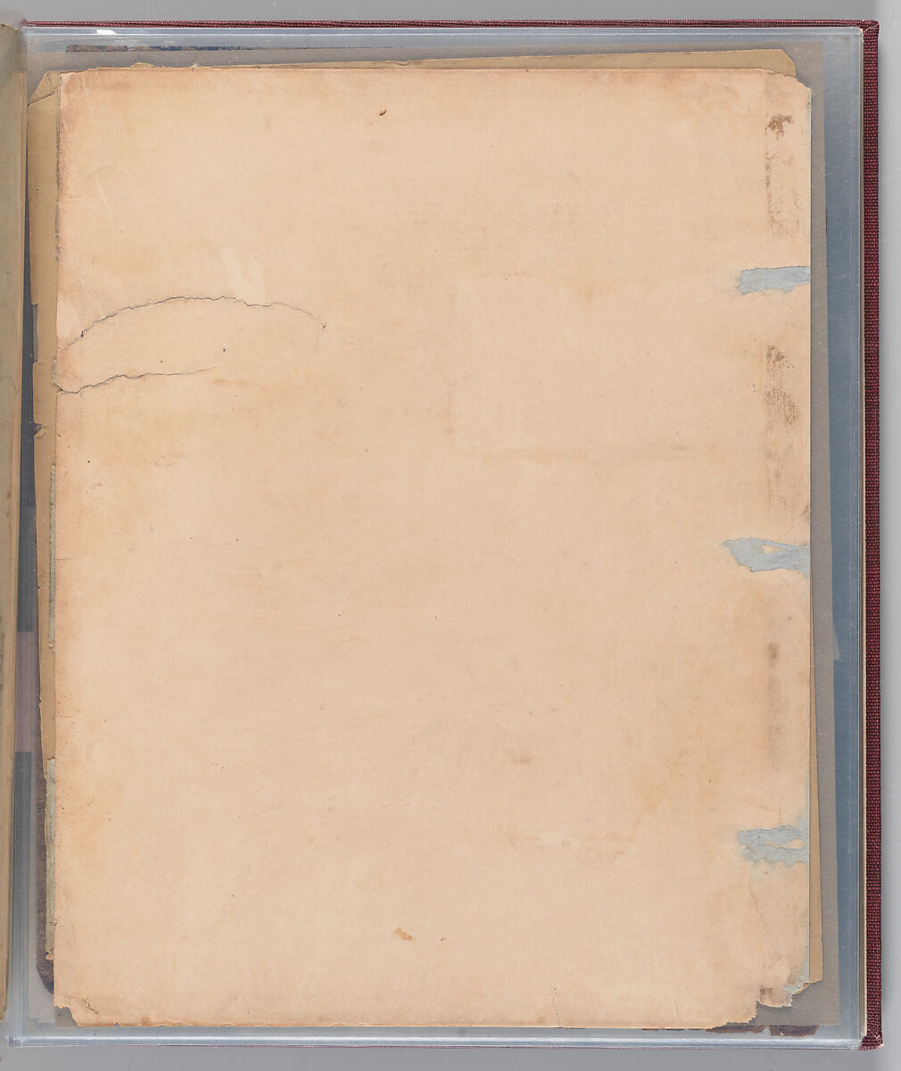 Workbook Recording the Engraved Firearms Ornament of Louis D. Nimschke (1832–1904), Louis Daniel Nimschke (American, born Ebersdorf, Reuss Schleiz, Germany July 14, 1832–April 9, 1904 Brooklyn, New York), Ink on paper, leather binding, American, New York