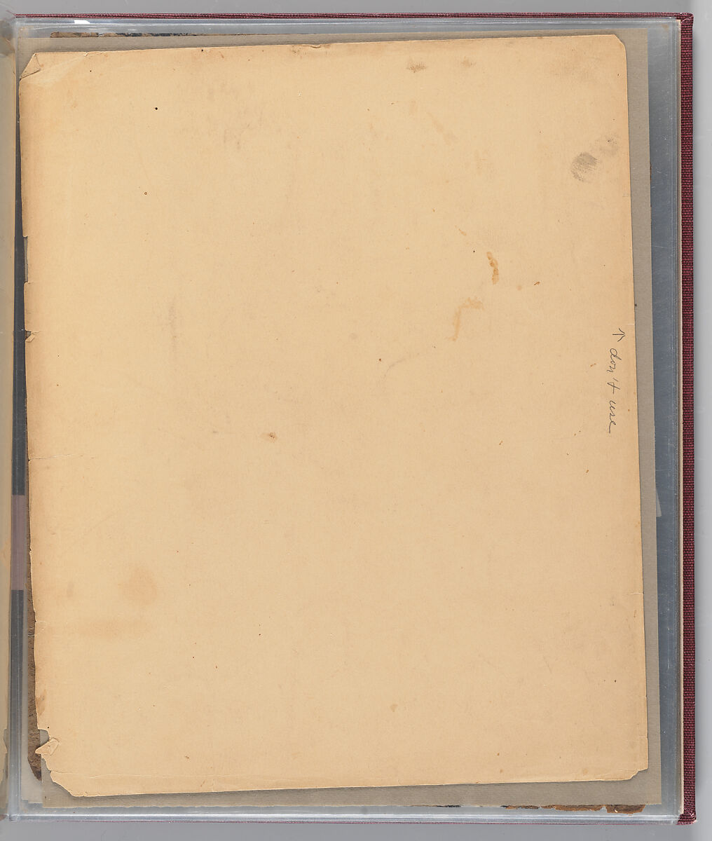 Workbook Recording the Engraved Firearms Ornament of Louis D. Nimschke (1832–1904), Louis Daniel Nimschke (American, born Ebersdorf, Reuss Schleiz, Germany July 14, 1832–April 9, 1904 Brooklyn, New York), Ink on paper, leather binding, American, New York
