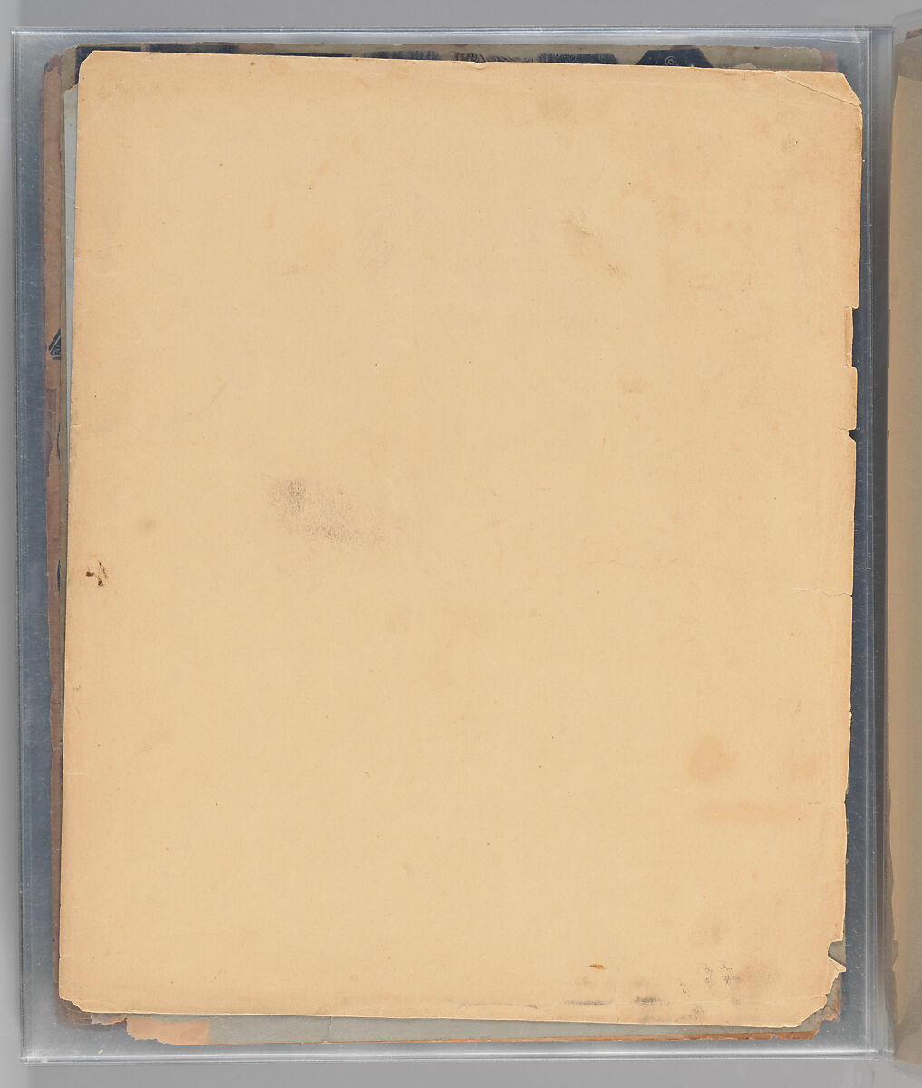 Workbook Recording the Engraved Firearms Ornament of Louis D. Nimschke (1832–1904), Louis Daniel Nimschke (American, born Ebersdorf, Reuss Schleiz, Germany July 14, 1832–April 9, 1904 Brooklyn, New York), Ink on paper, leather binding, American, New York