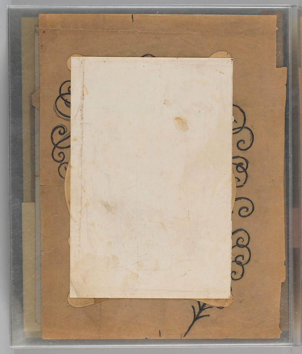 Workbook Recording the Engraved Firearms Ornament of Louis D. Nimschke (1832–1904), Louis Daniel Nimschke (American, born Ebersdorf, Reuss Schleiz, Germany July 14, 1832–April 9, 1904 Brooklyn, New York), Ink on paper, leather binding, American, New York