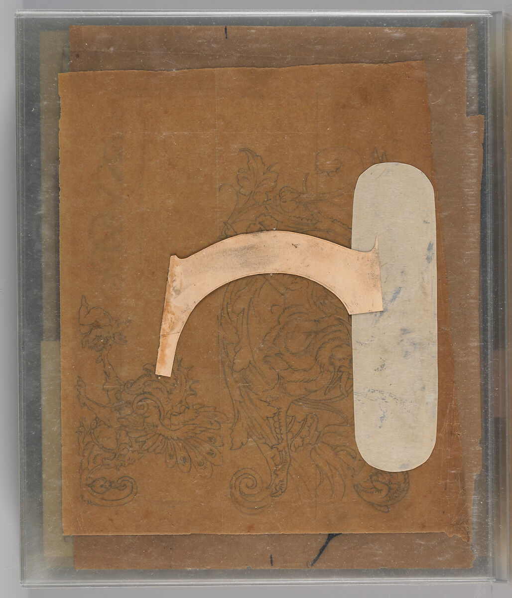 Workbook Recording the Engraved Firearms Ornament of Louis D. Nimschke (1832–1904), Louis Daniel Nimschke (American, born Ebersdorf, Reuss Schleiz, Germany July 14, 1832–April 9, 1904 Brooklyn, New York), Ink on paper, leather binding, American, New York