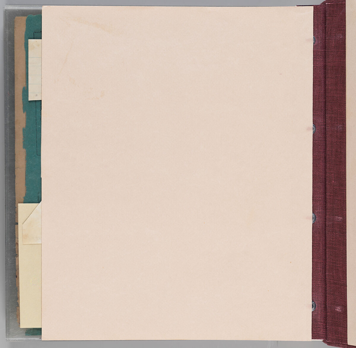 Workbook Recording the Engraved Firearms Ornament of Louis D. Nimschke (1832–1904), Louis Daniel Nimschke (American, born Ebersdorf, Reuss Schleiz, Germany July 14, 1832–April 9, 1904 Brooklyn, New York), Ink on paper, leather binding, American, New York