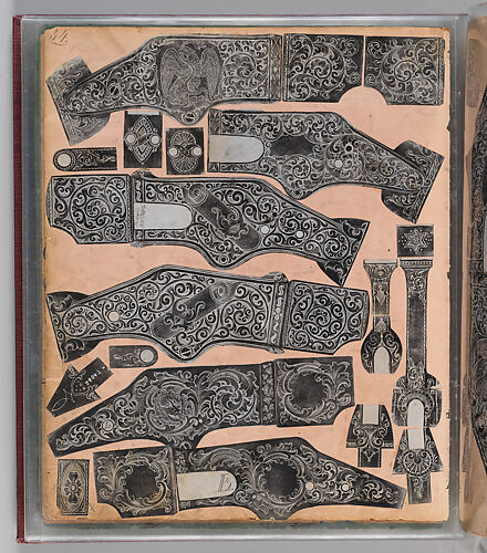 Workbook Recording the Engraved Firearms Ornament of Louis D. Nimschke (1832–1904)