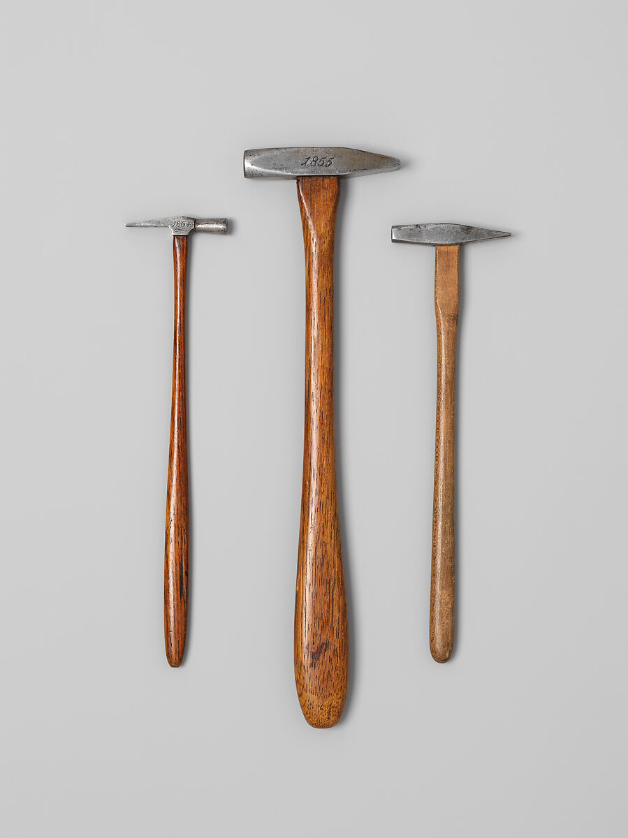 Set of Sixty-Two Engraving Tools of Louis D. Nimschke (1832–1904), Louis Daniel Nimschke (American, born Ebersdorf, Reuss Schleiz, Germany July 14, 1832–April 9, 1904 Brooklyn, New York), Steel, wood, American and European