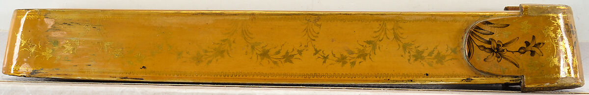 Pen Box and Glass Case, Fathallah Shirazi (Iranian, active 1850s–80s), Lacquer