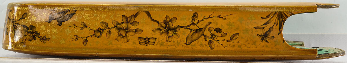 Pen Box and Glass Case, Fathallah Shirazi (Iranian, active 1850s–80s), Lacquer