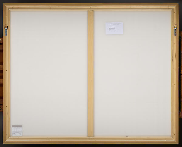 Rosental (Park), Christiane Baumgartner (German, born Leipzig, 1967), Woodcut with dark blue ink