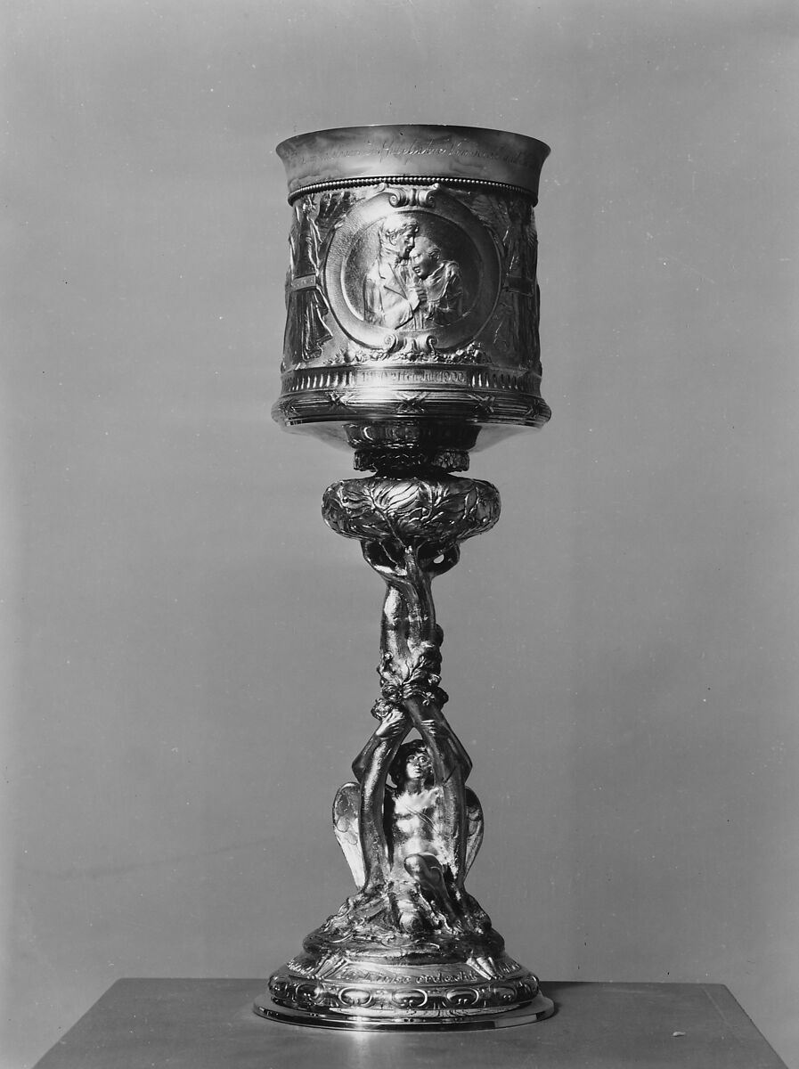 Standing Cup, Designed by Karl Theodore Bitter (American (born Austria), Vienna 1867–1915 New York), Gold, American