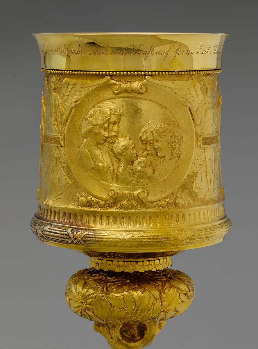 Standing Cup, Designed by Karl Theodore Bitter (American (born Austria), Vienna 1867–1915 New York), Gold, American