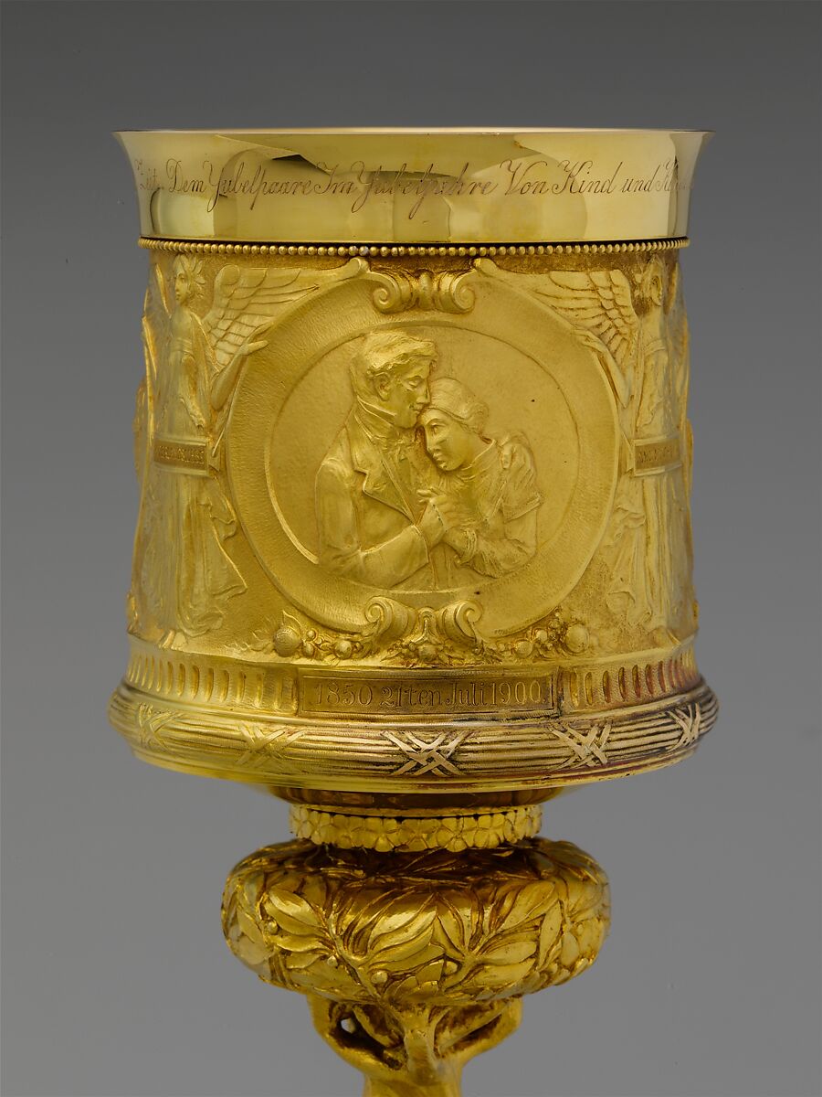 Standing Cup, Designed by Karl Theodore Bitter (American (born Austria), Vienna 1867–1915 New York), Gold, American