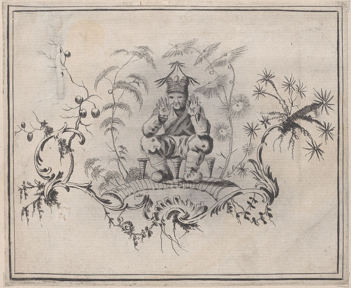 Chinoiserie Ornament, Jean Pillement (French, Lyons 1728–1808 Lyons), Etching 