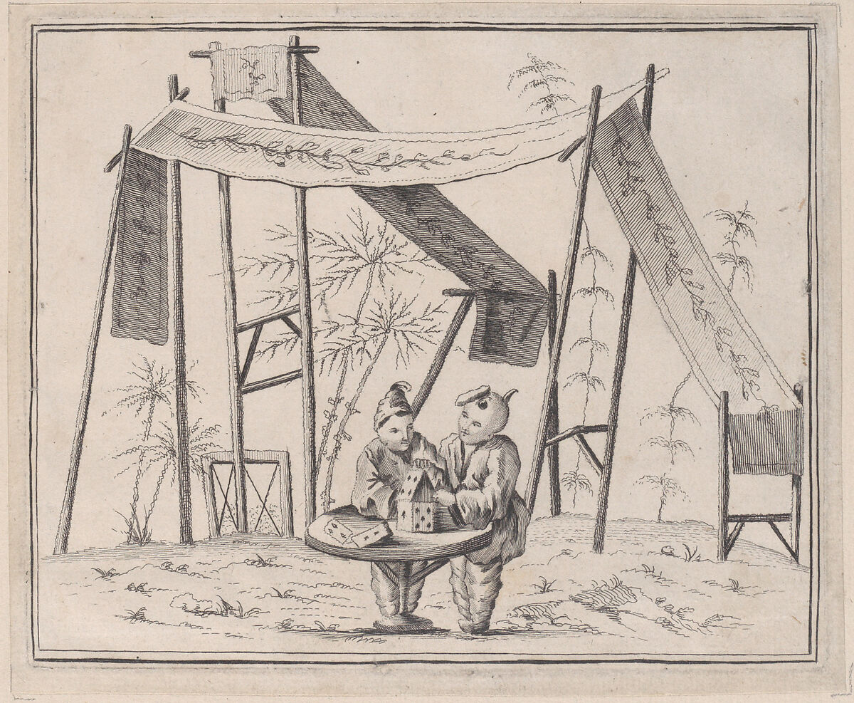 Chinoiserie Ornament, Jean Pillement (French, Lyons 1728–1808 Lyons), Etching 
