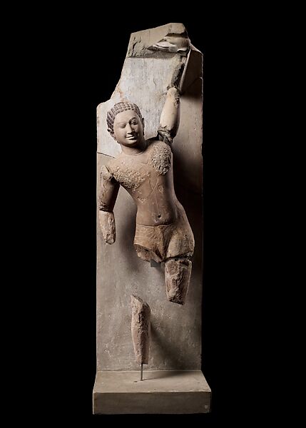 Krishna Govardhana, Sandstone, Southern Cambodia 