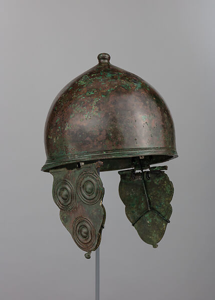 Helmet of the Montefortino Type, Bronze, Etruscan 