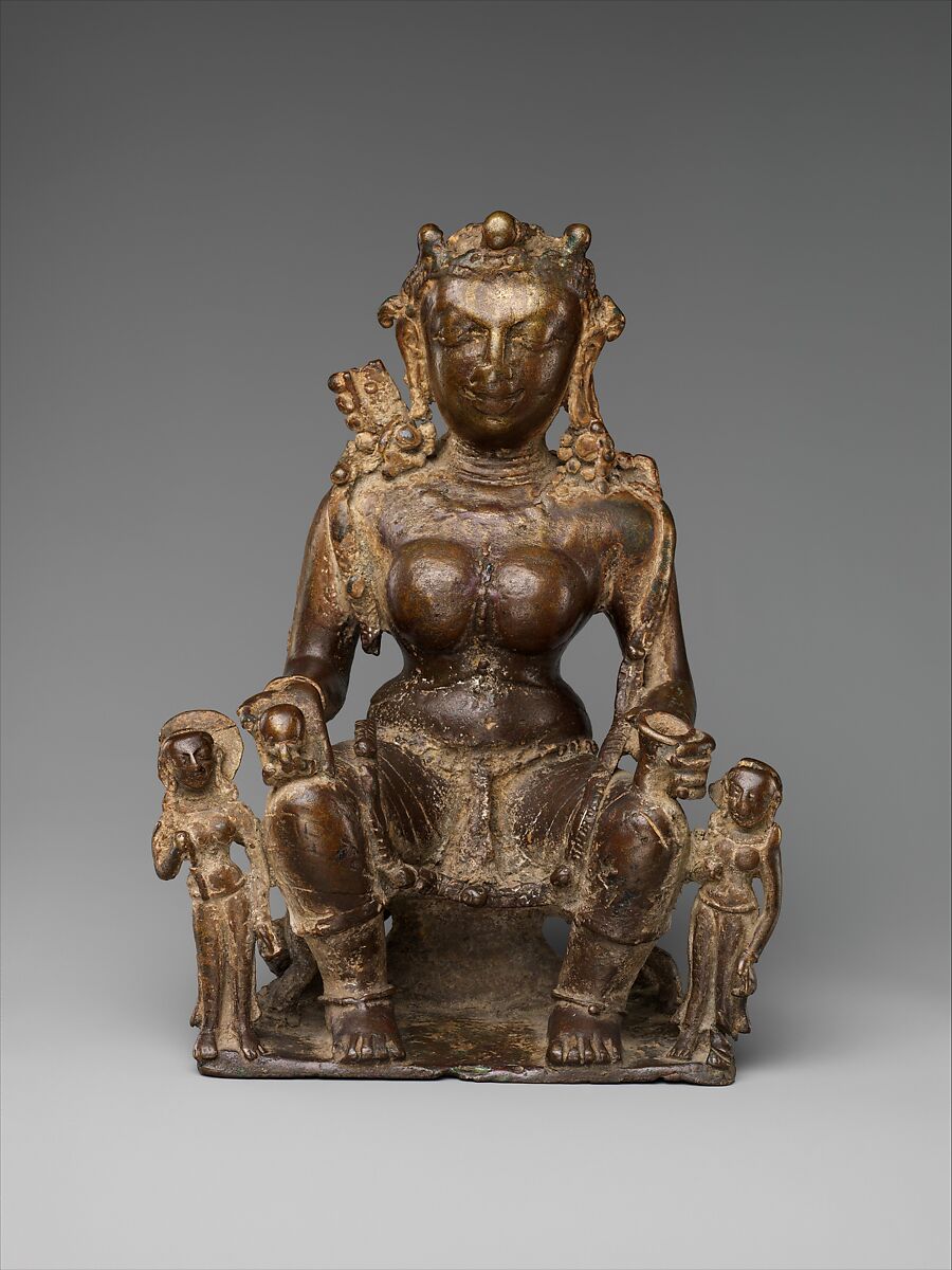 Lakshmi, Goddess of Prosperity, Brass, India (Himachal Pradesh) 