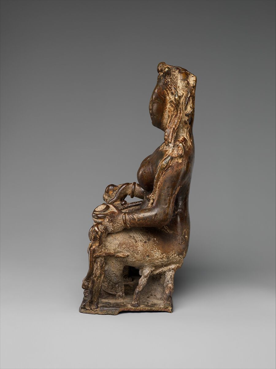 Lakshmi, Goddess of Prosperity, Brass, India (Himachal Pradesh)