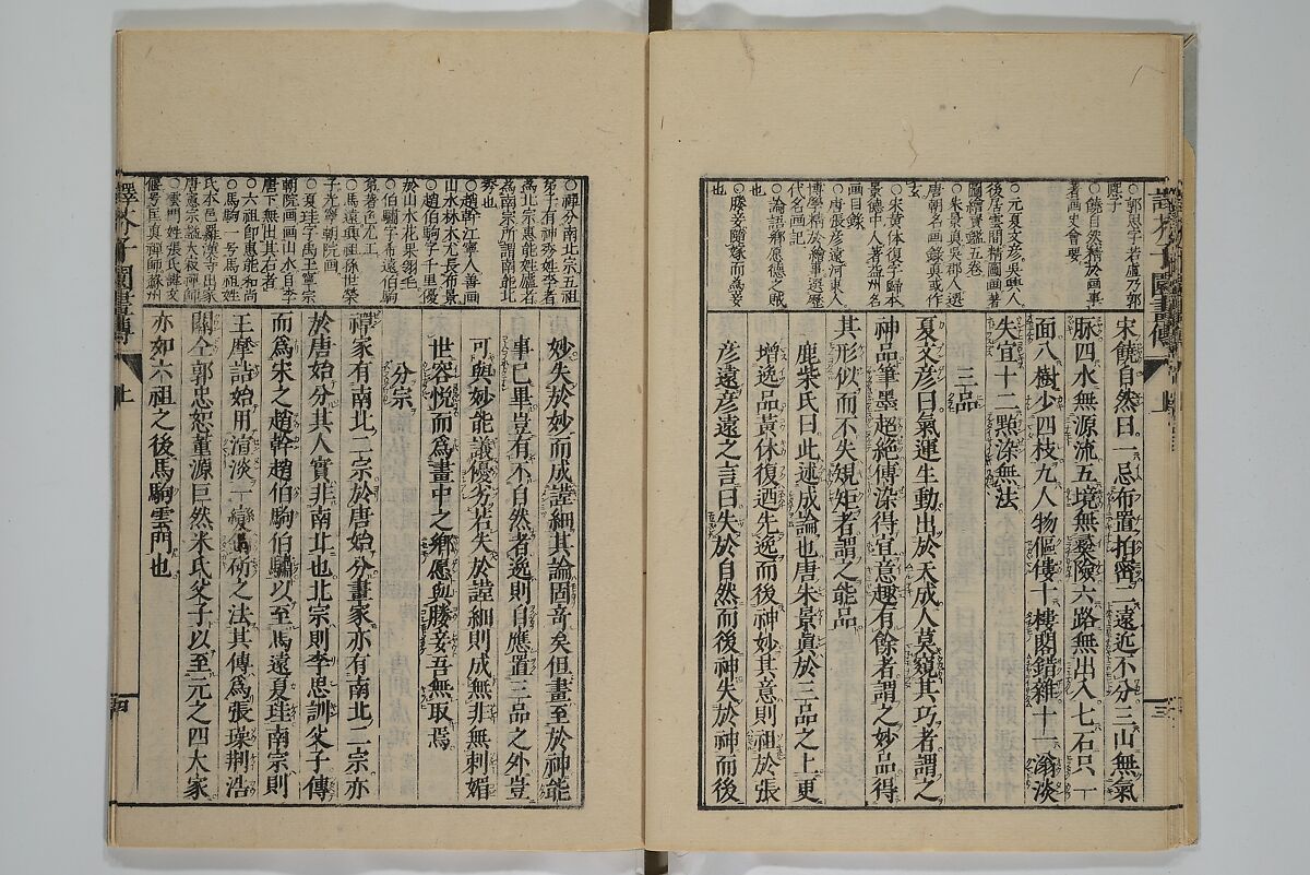 The Mustard Seed Garden Painting Manual (Yakubon Kaishien gaden) 譯本芥子園畫傳, Kashiwagi Jotei 柏木如亭 (Japanese, 1763–1819), Woodblock printed books; ink and color (on frontispiece only) on paper, Japan