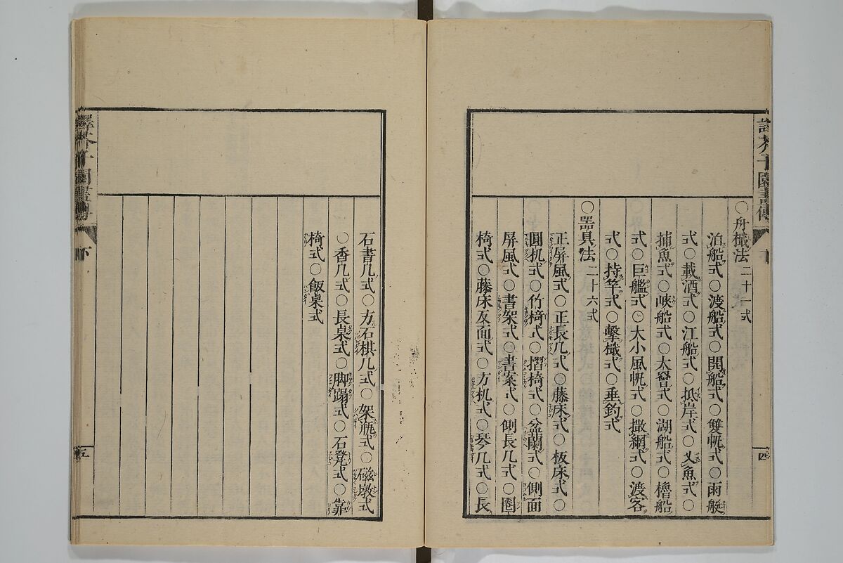 The Mustard Seed Garden Painting Manual (Yakubon Kaishien gaden) 譯本芥子園畫傳, Kashiwagi Jotei 柏木如亭 (Japanese, 1763–1819), Woodblock printed books; ink and color (on frontispiece only) on paper, Japan