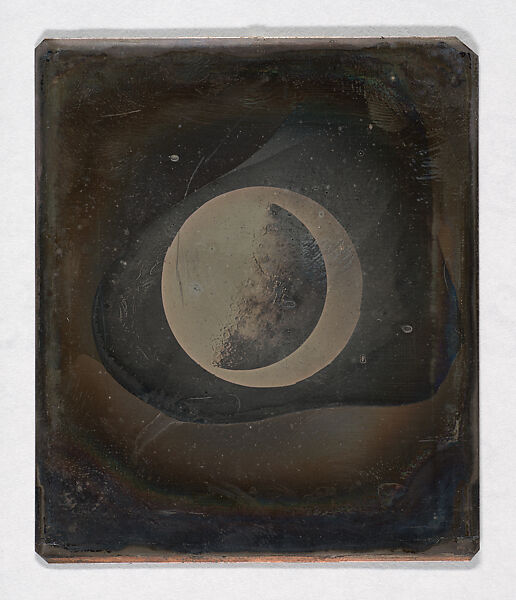 Moon, John William Draper (American (born England), St. Helens 1811–1882 Hastings-on-Hudson), Daguerreotype 