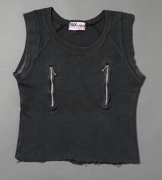 T-shirt, Vivienne Westwood (British, 1941–2022), cotton, metal, British 