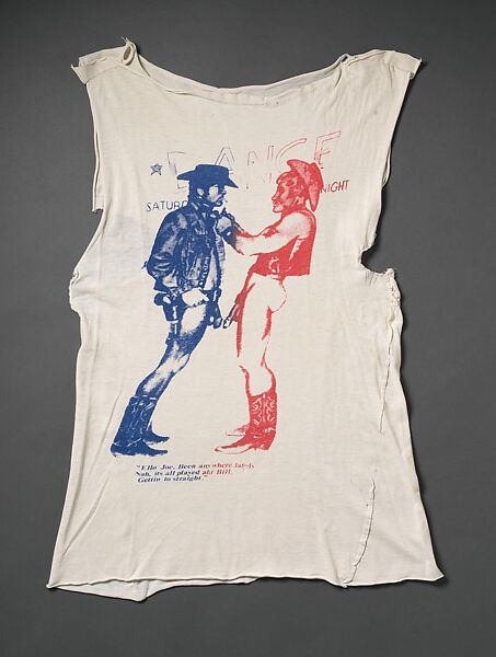 "Two Cowboys" T-Shirt, Vivienne Westwood (British, 1941–2022), cotton, British 