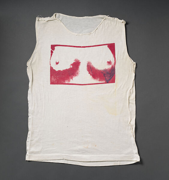 "Tits" T-shirt, Vivienne Westwood (British, 1941–2022), cotton, British 