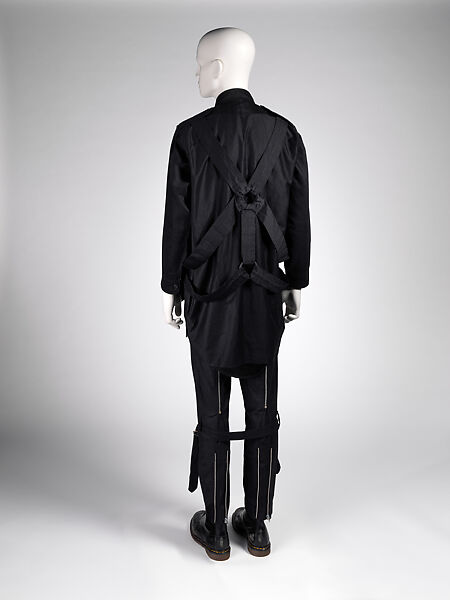 Ensemble, Vivienne Westwood (British, 1941–2022), (a) cotton, metal, rubber, (b) cotton, metal, (c) cotton, metal, (d) cotton, metal, (e) cotton, rubber, British