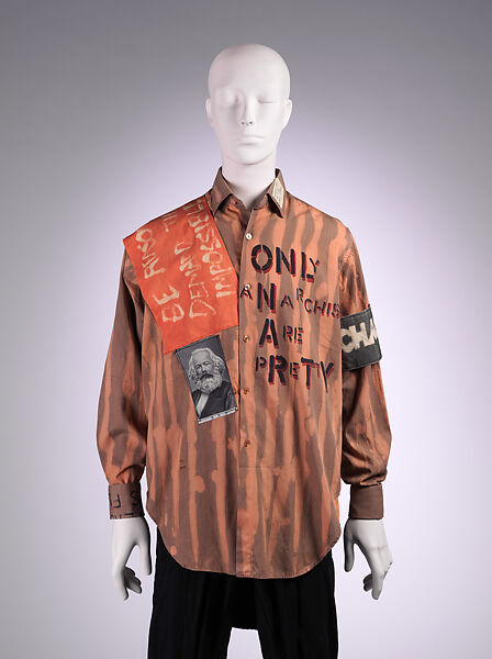 Vivienne Westwood Anarchy Karl Marx Shirt British The Metropolitan Museum Of Art 2671