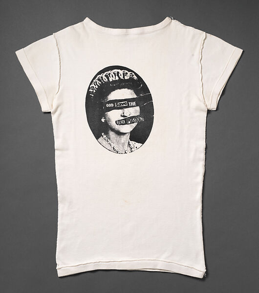 "God Save the... Sex Pistols" T-shirt, Jamie Reid (British, born 1947), cotton, British 