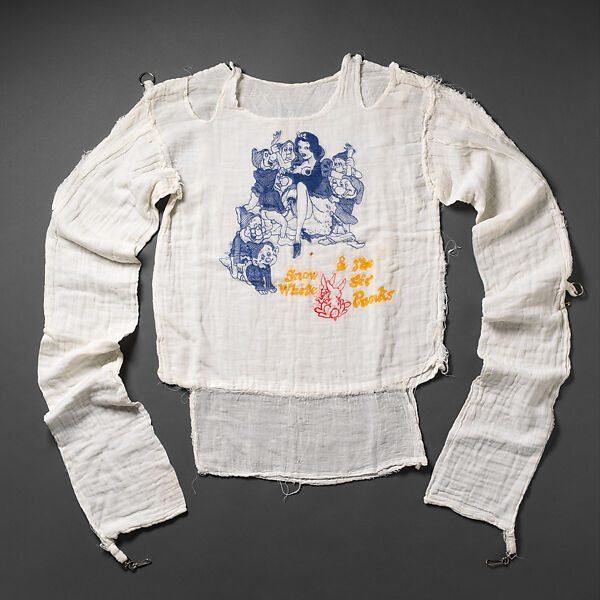 "Snow White and the Sir Punks" T-shirt, Vivienne Westwood (British, 1941–2022), cotton, metal, British 