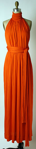 Evening dress, Donald Brooks (American, New Haven, Connecticut 1928–2005 Stony Brook, New York), synthetic fiber, American 