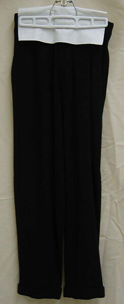 Ensemble, Yohji Yamamoto (Japanese, born Tokyo, 1943), wool, Japanese