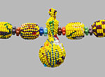Necklace, Joyce J. Scott (American, born Baltimore, Maryland, 1948), Glass beads and ceramic