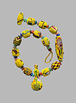 Necklace, Joyce J. Scott (American, born Baltimore, Maryland, 1948), Glass beads and ceramic