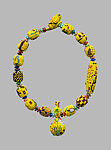 Necklace, Joyce J. Scott (American, born Baltimore, Maryland, 1948), Glass beads and ceramic