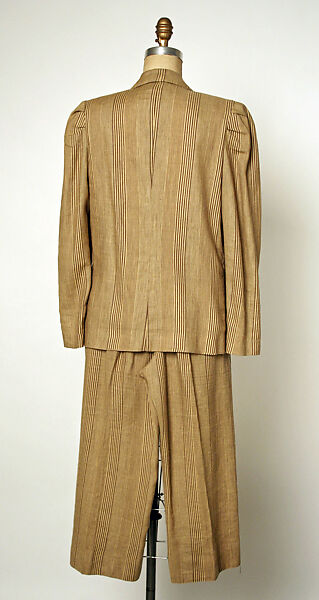 Suit, Perry Ellis Sportswear Inc. (American, founded 1978), linen, wool, American