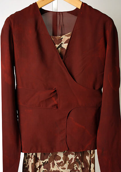 Evening ensemble, Elsa Schiaparelli (Italian, 1890–1973), silk, French