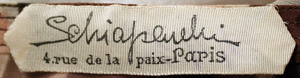 Evening ensemble, Elsa Schiaparelli (Italian, 1890–1973), silk, French