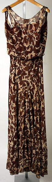 Evening ensemble, Elsa Schiaparelli (Italian, 1890–1973), silk, French