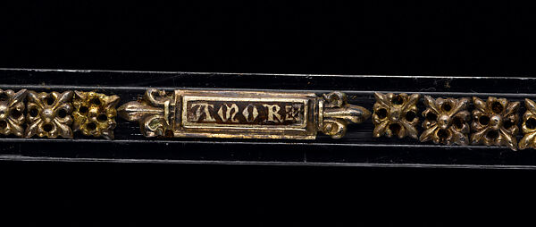 Belt Elements, from the Colmar Treasure, Gilded silver, enamel, silk fragments 