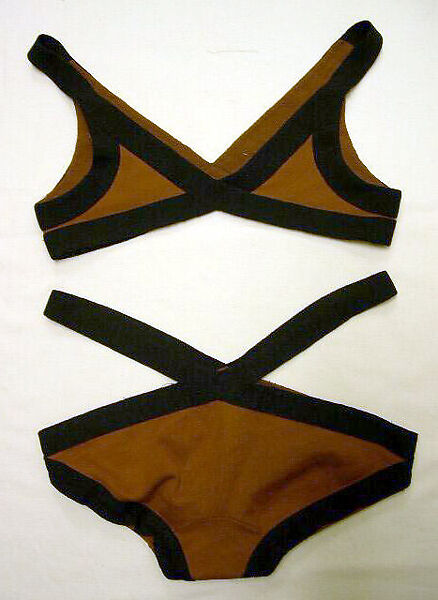 Bikini, Rudi Gernreich (American (born Austria), Vienna 1922–1985 Los Angeles, California), wool, American