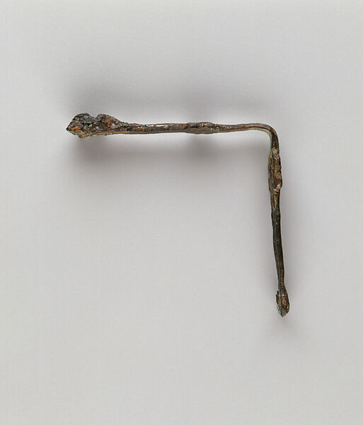 Hasp of a Lock, from the Colmar Treasure, Bronze 
