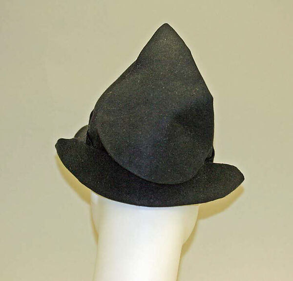 Hat, Valentina (American, born Kyiv 1899–1989), wool, American
