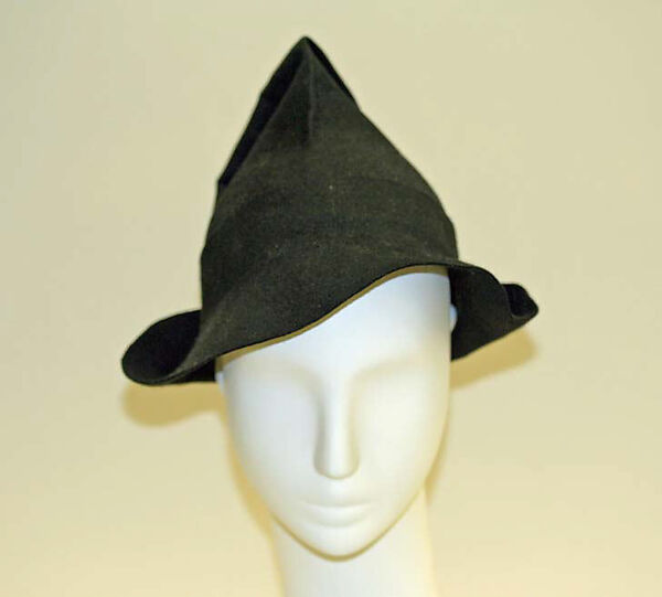 Hat, Valentina (American, born Kyiv 1899–1989), wool, American 