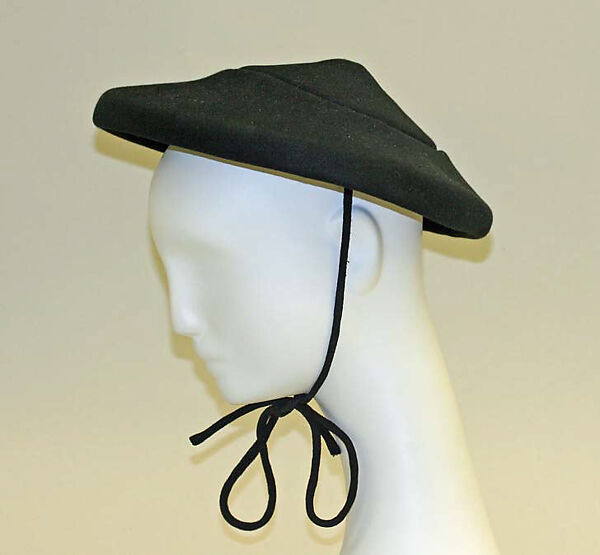 Hat, Valentina (American, born Kyiv 1899–1989), wool, American 