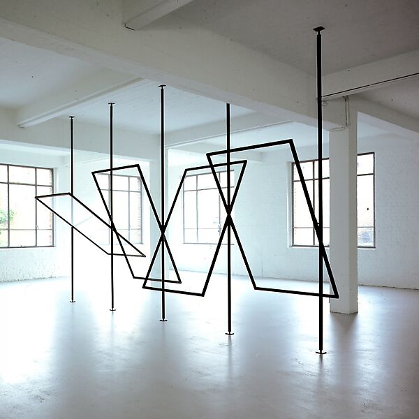 4 Panes of Glass, Gerhard Richter (German, born Dresden, 1932), Glass and enameled steel 
