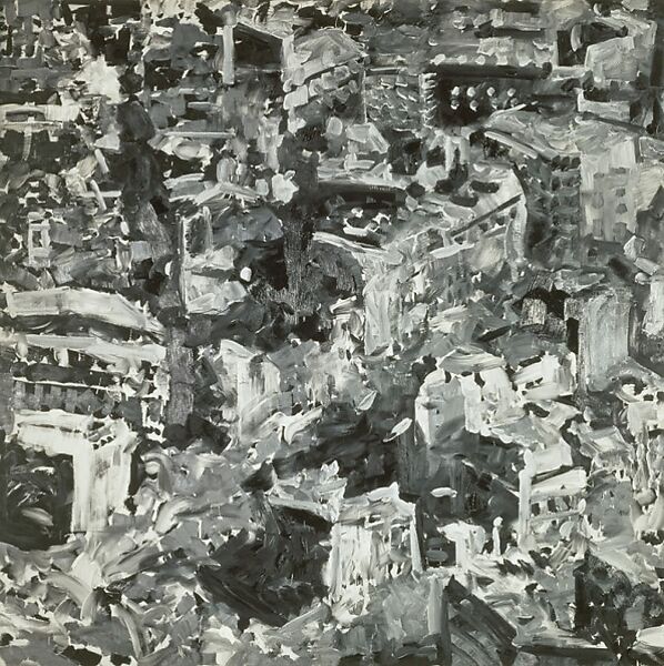 Townscape Paris, Gerhard Richter (German, born Dresden, 1932), Oil on canvas 