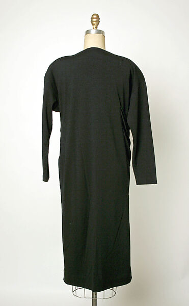 Dress, Comme des Garçons (Japanese, founded 1969), wool, Japanese