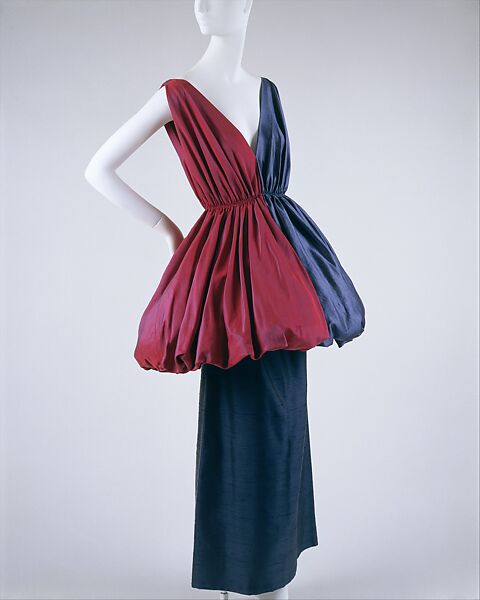 Evening ensemble, (a, b) Madame Grès (Germaine Émilie Krebs) (French, Paris 1903–1993 Var region), silk, French 